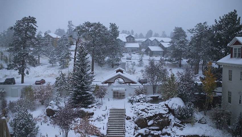 View from room 401 in the Stanley Hotel