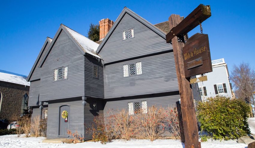 Exterior of the Salem Witch house