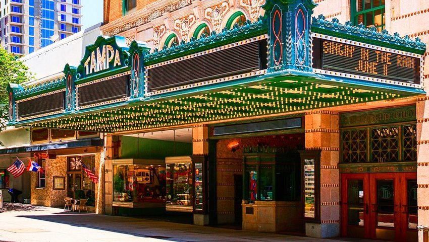 Exterior of the Tampa Theatre