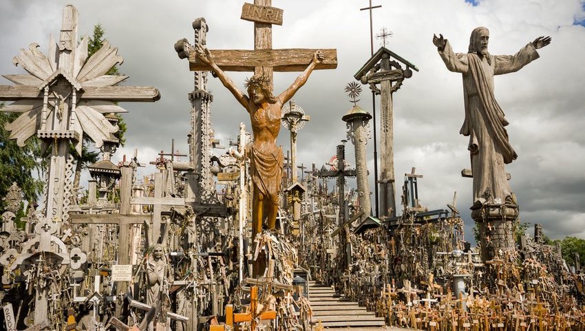 Hill of Crosses in northern Lithuania
