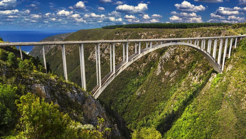 Bloukrans Bridge in the Tsitsikamma region of the Garden Route, South Africa