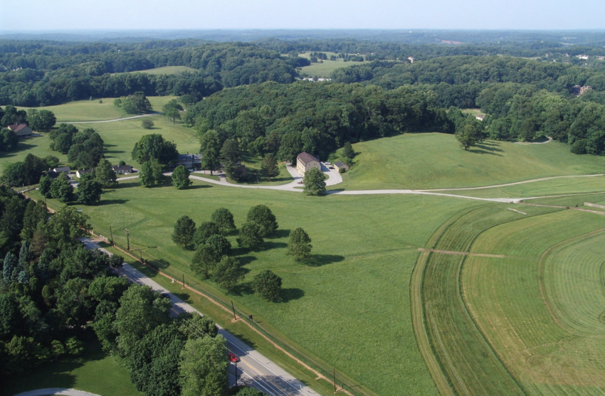 The Brandywine Valley Scenic Byway cuts through the landscape