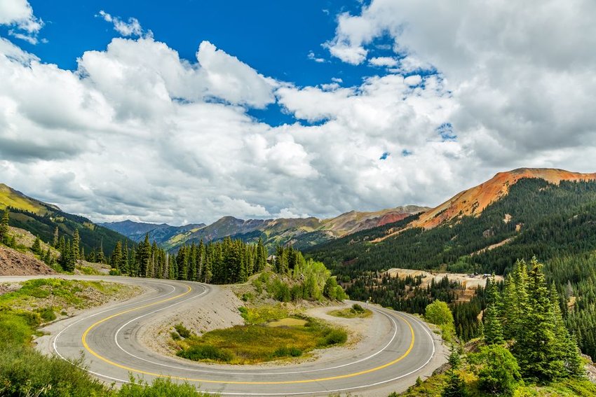 The San Juan Skyway in southwest Colorado