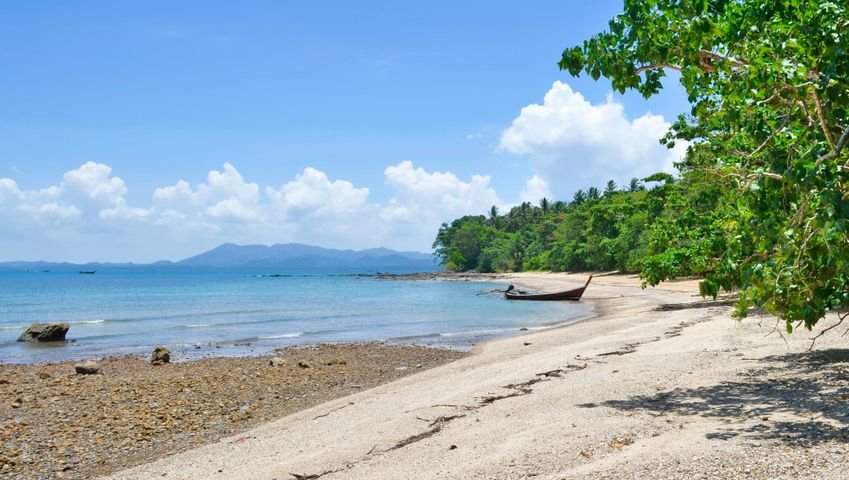 Secluded Sabai Beach on the North side of Koh Muk