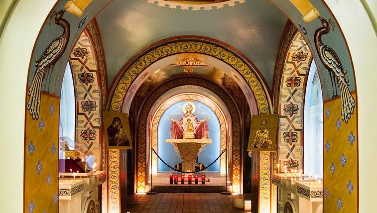 Interior of St. Photios National Greek Orthodox Shrine