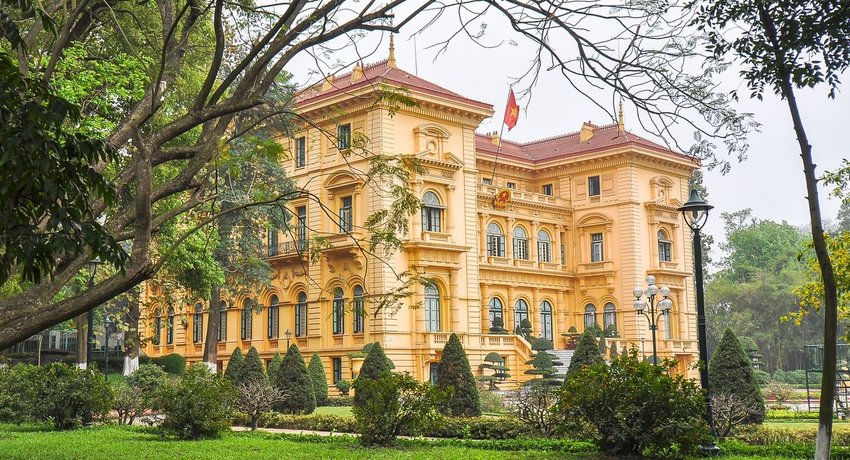 Exterior view of Presidential Palace 