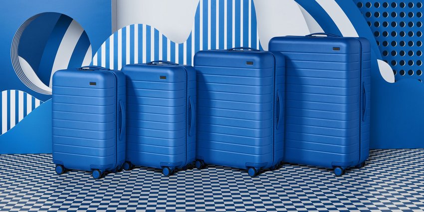 Away's Limited Edition Pantone Luggage Is Unapologetically Blue