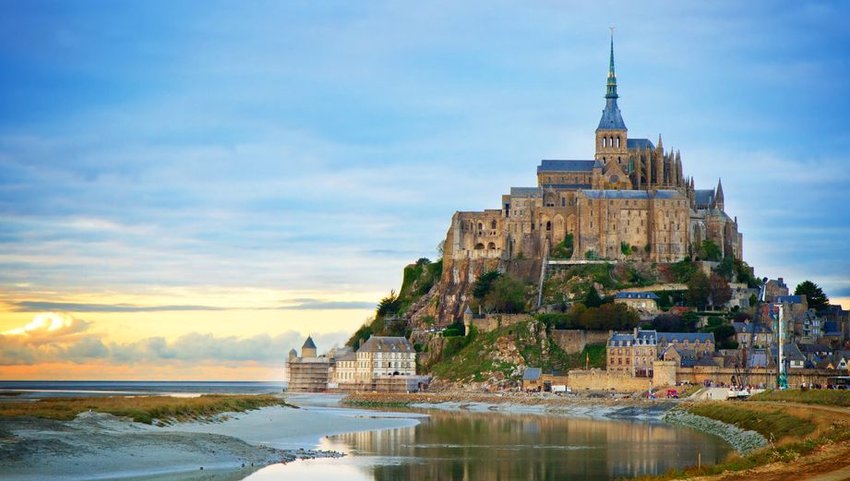 Mont Saint Michel in Brittany 