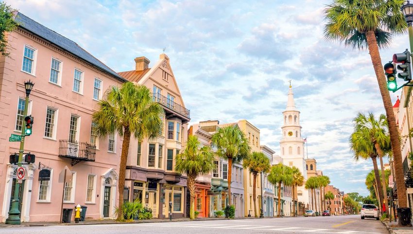 Historic downtown of Charleston