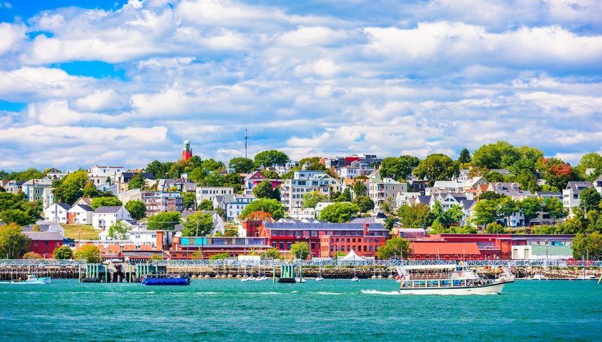 Coast of Portland, Maine