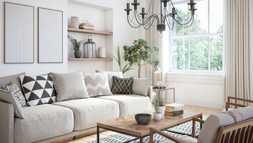 Scandinavian interior design living room