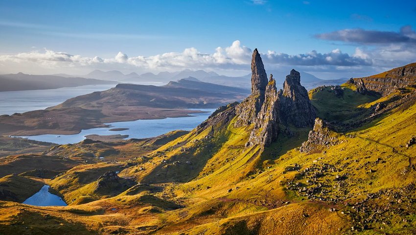 View of Skye, Scotland 