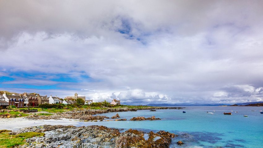 The coastline of Isle of Iona