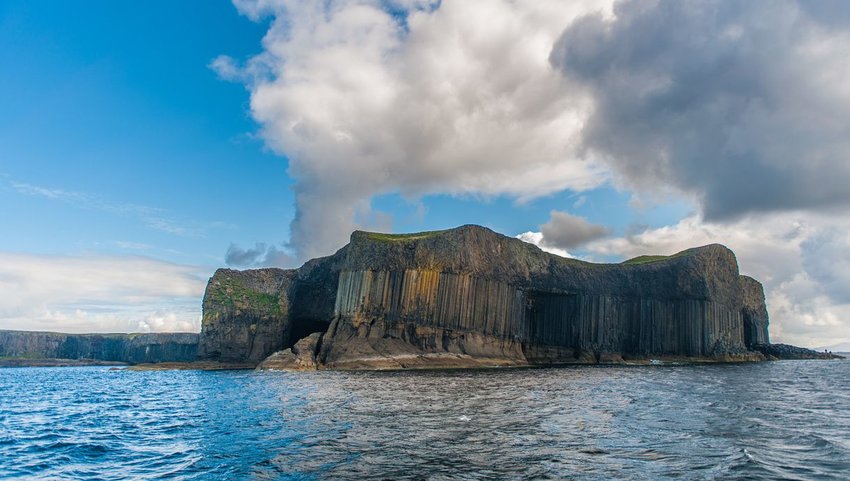 The Isle of Staffa from the water