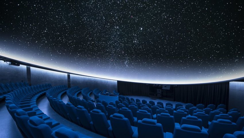 Interior of a planetarium