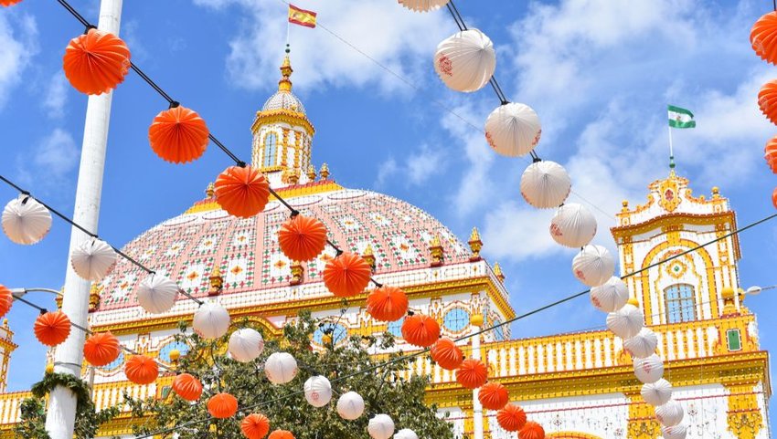 Decorations in Seville 