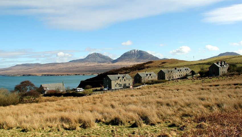 View of Isle of Jura from Islay, Argyllshire, Scotland