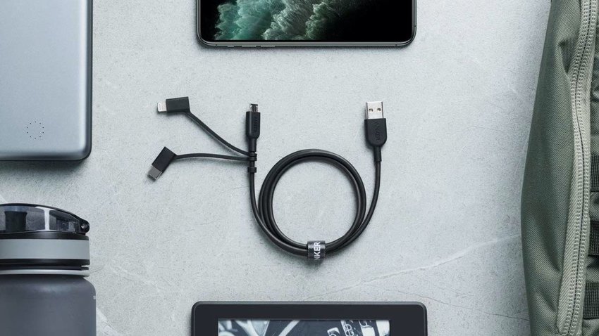 This Trident of Charging Is the Ultimate Travel Cable