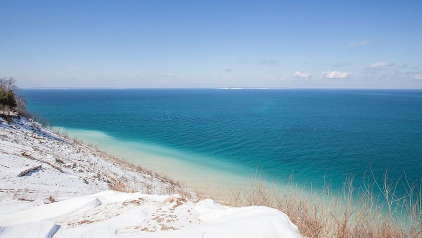 Pyramid Point at Lake Michigan and Sleeping Bear Dunes