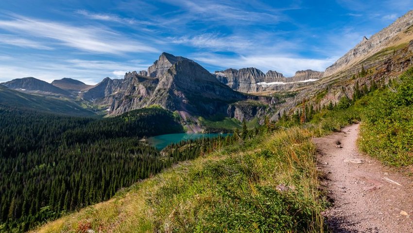 Many Glacier and the Grinnell Glacier Trail