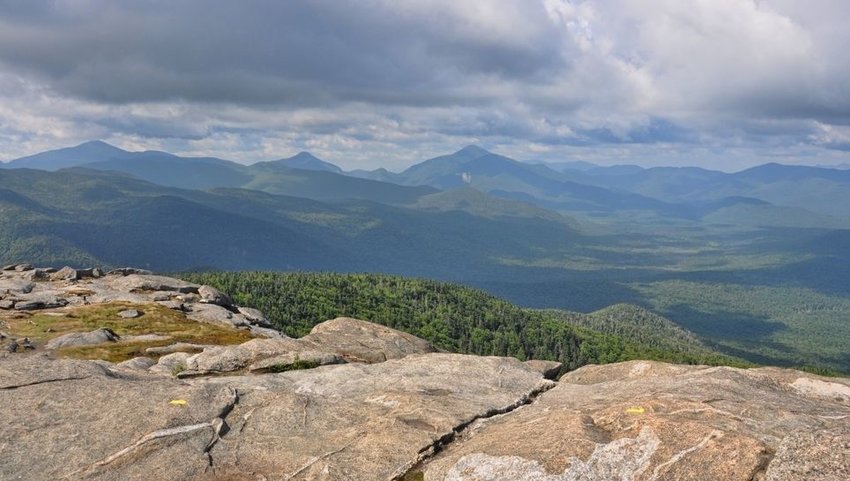 View of Mount Marcy from the top of Cascade Mountain