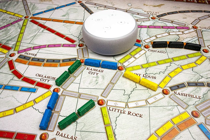 You can even play Ticket to Ride against Alexa. 