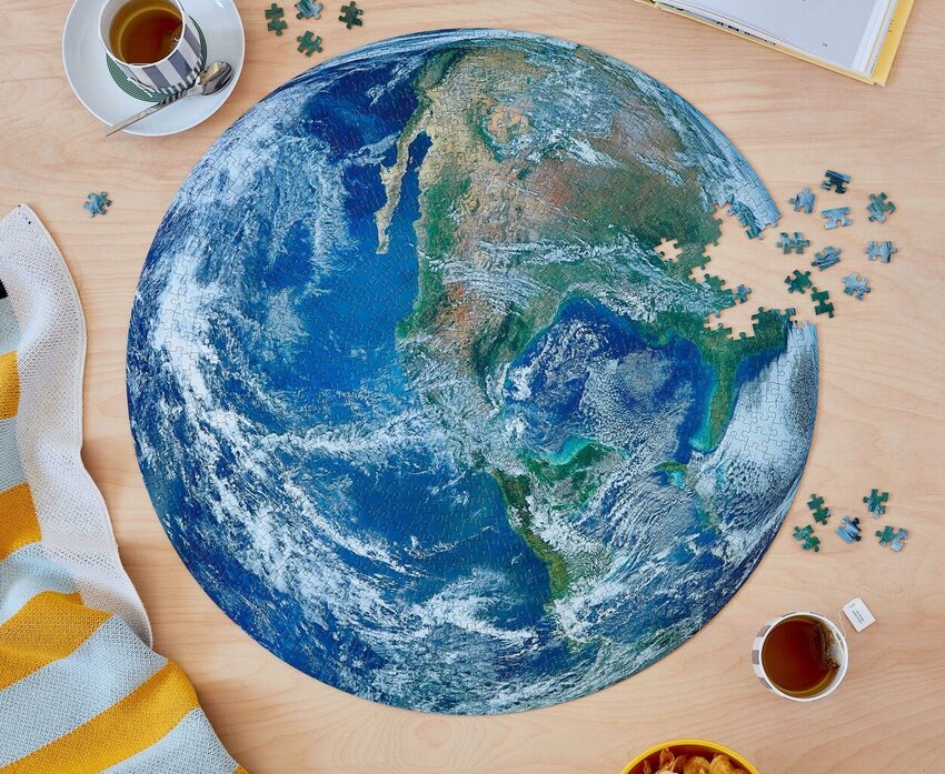 The Earth Jigsaw Puzzle | $25