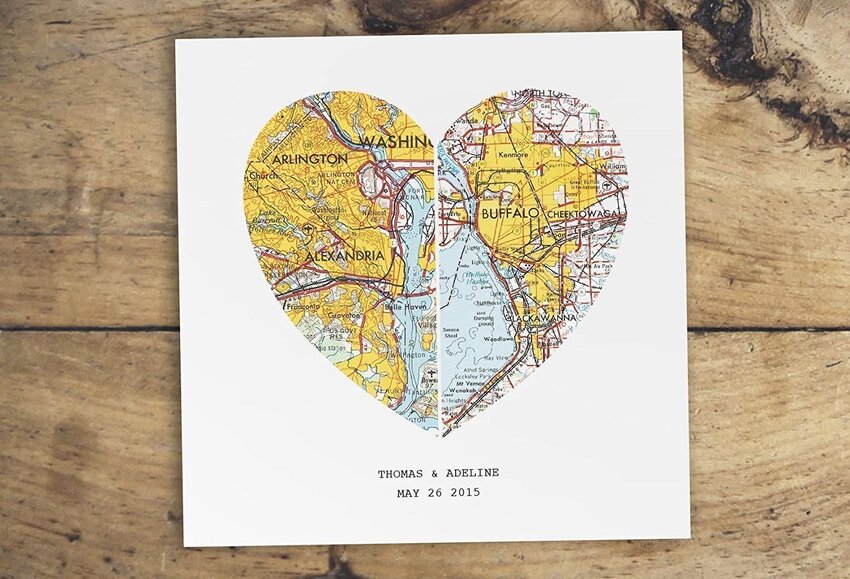cool travel map gift