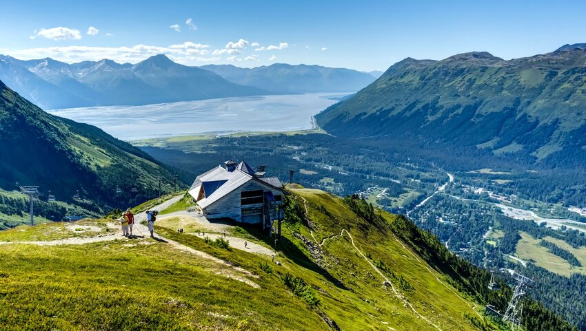 A view of Alaska's Mount Alyeska.