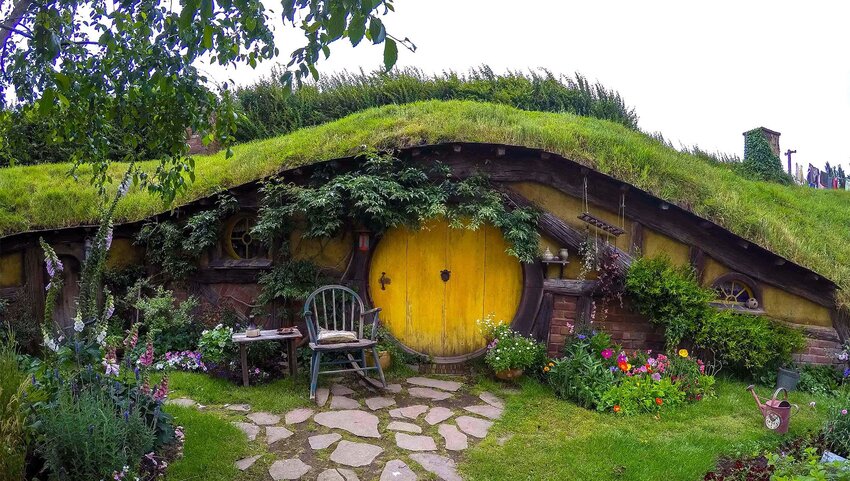New Zealand's "Hobbiton Village".
