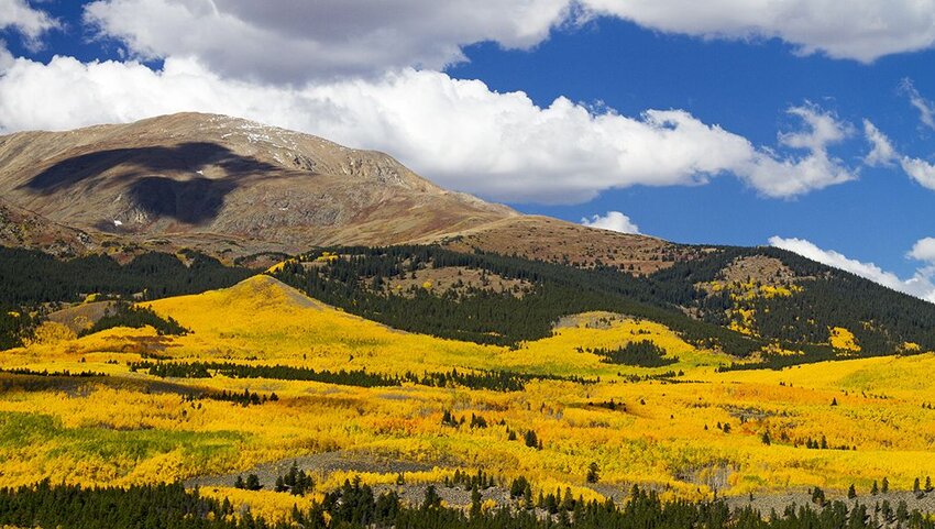 Mount Elbert in autumn.