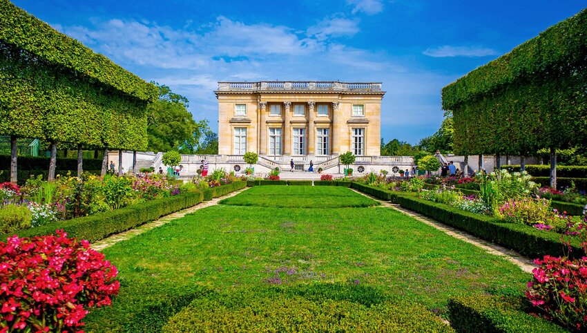 Petit Trianon and gardens.