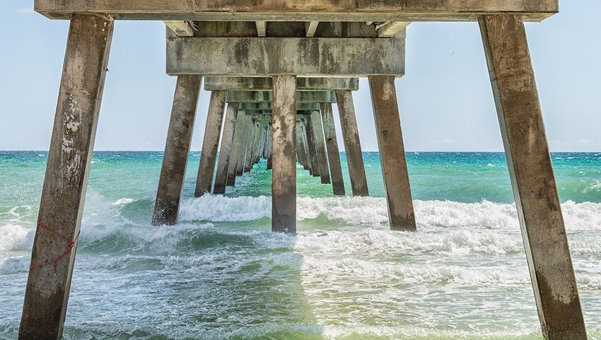 Summertime on the beach in Destin Florida Stock Photo - Alamy