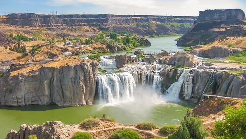 Shoshone Falls, Snake River, Idaho.