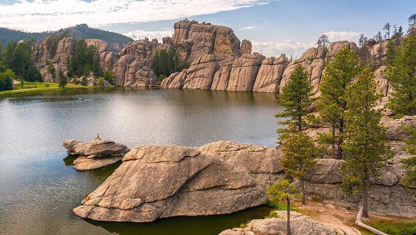 Sylvan Lake in Custer State Park.