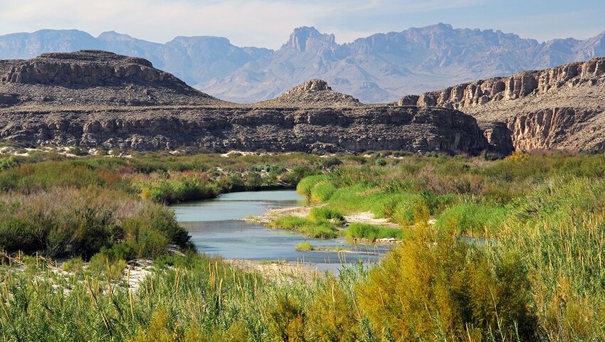 The Rio Grande as viewed from Big Bend National Park, Texas.