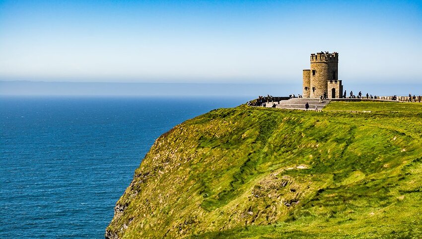 O'Brien's Tower overlooking the ocean.