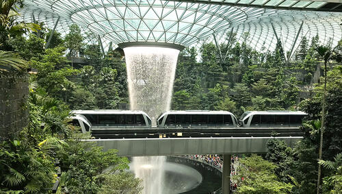 Singapore Changi Airport is a 5-Star Airport