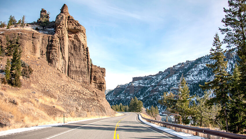 Entrance to Yellowstone National Park.