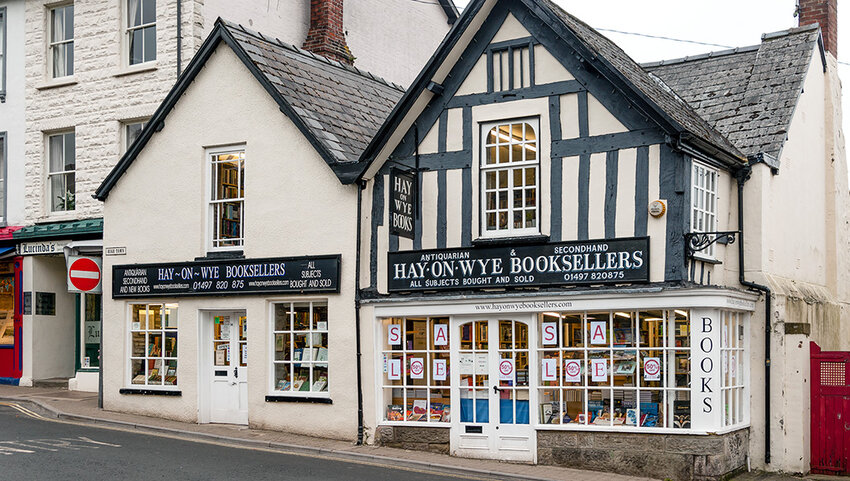 Street and the Hay-On-Wye Booksellers store.