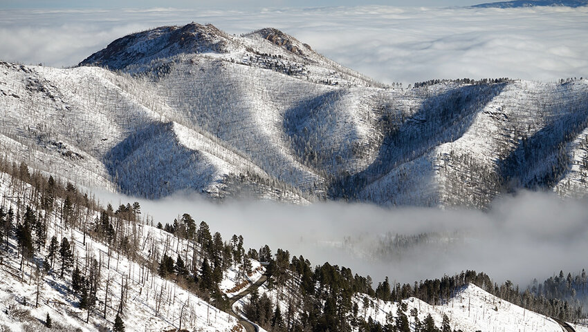 Snowy lanscape.