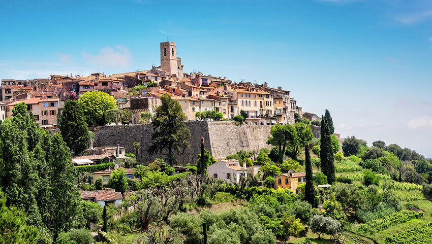 The village of Saint-Paul-de-Vence. 