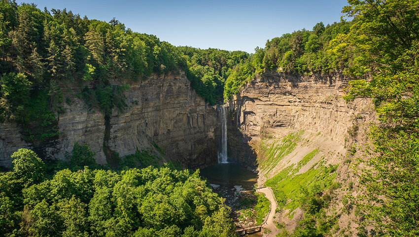 The Falls at Taughannock Falls State Park in New York State.